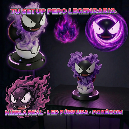 Gastly Humidifier — Niebla Real con LED Púrpura | Recargable